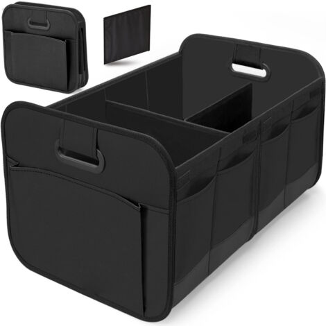 Kofferraum-Organizer, faltbarer Kofferraum-Organizer, verstärkter und stabiler Kofferraum-Organizer mit Anti-Rutsch-Pads, praktisches Zubehör für Auto, Transporter, LKW