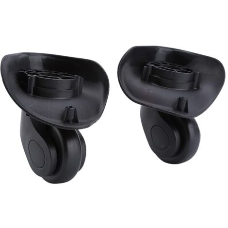 Kofferrollen, universelle Schwenkrollen für Gepäck, aus robustem PVC-Kunststoff, 2er-Set, ideal für Reisen und einfache Montage
