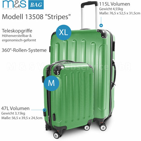 Kofferset M Xl 2 Teilig Reisekoffer Trolley Hartschalenkoffer