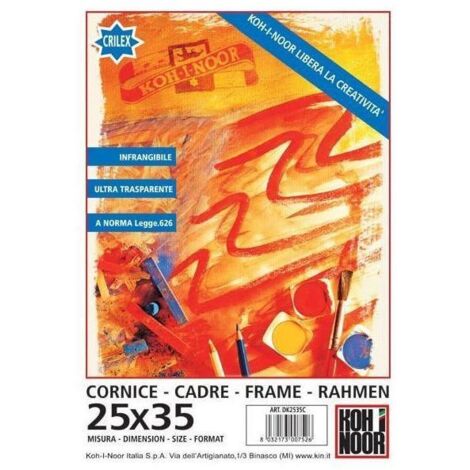 Koh-I-Noor Cornice 25x35cm 12 Pezzi Alta Trasparenza Anti Ingiallimento Antiruggine