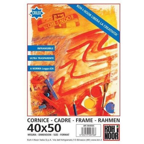 Koh-I-Noor Crilex Cornice per foto singola Trasparente
