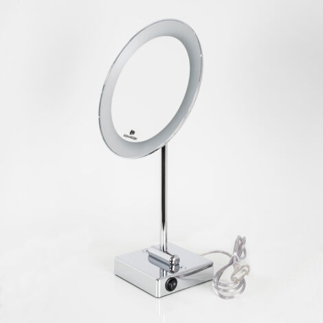 KOH-I-NOOR Discolo led specchio ingranditore x3 tondo da tavolo cromo ø23. illuminazione a led prod: c37/1kk3 codice prod: C37/1KK3