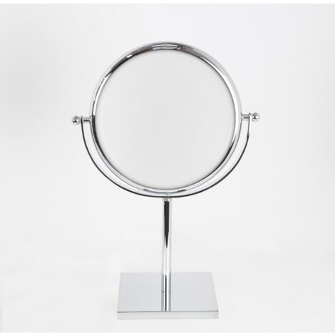 KOH-I-NOOR Doppiolo specchio ingranditore x3 bifacciale tondo da tavolo cromo ø18 codice prod: 46/1KK3