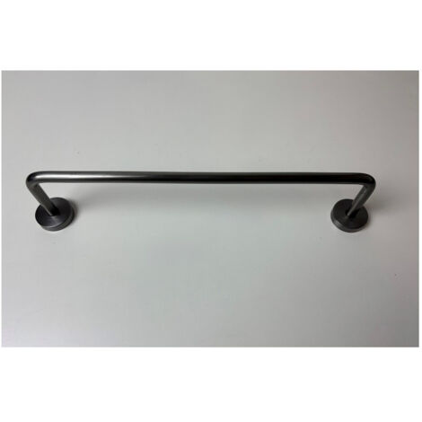 KOH-I-NOOR Porta salviette 33 cm Nickel spazzolato serie Tito codice prod: 7407NS