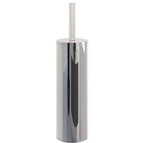 KOH-I-NOOR Porta Scopino Sospeso Manico Quadro Cromo Con Kit Adesivo