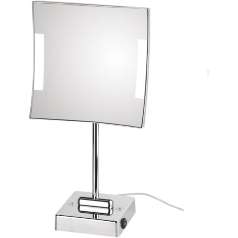 KOH-I-NOOR Quadrolo led c62/1kk3 specchio ingranditore x3 da tavolo illuminazione a led alimentazione con spina codice prod: C62/1KK3