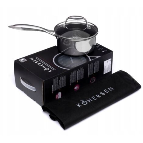 Kohersen Cacerola con Tapa 71102 Plateado Ø 16 cm 1,6 L