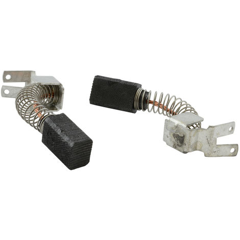 BUILDALOT Kohlebürsten für Metabo Bohrmaschine SBE570/2S R+L - 6,3x8x12mm - Mit Federn, Kabel und Stecker - Ersatz für Originalteile 34301067