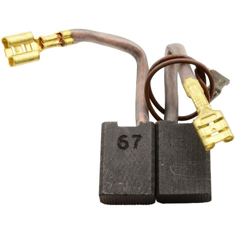 BUILDALOT Kohlebürsten für Milwaukee Hammer 950S - 8x14x19,5mm - Mit Automatischer Abschaltung, Kabel und Stecker - Ersatz für Originalteile 4.931.375.556