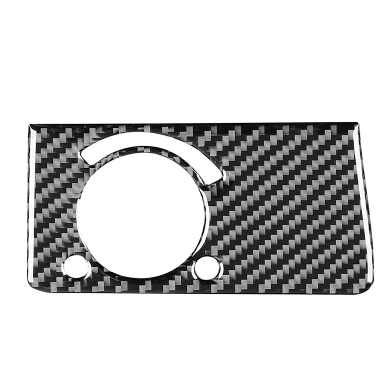 Image of Kohlefaser für E- W211 2003-2009 Scheinwerferschalterknopfabdeckung Innenausstattung, B