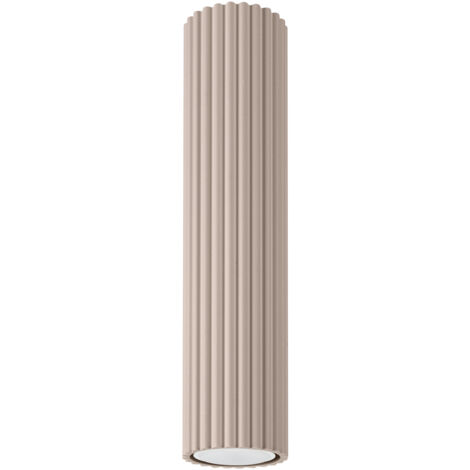 Kohlelampe 1 GU10 Taupe Aluminium Sollux SL.1778