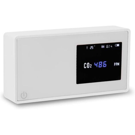 Kohlendioxid-Tester-Detektor CO2/Feuchtigkeits-/Temperaturtester Tragbarer CO2-Detektor mit Thermometer/Hygrometer