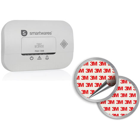 Kohlenmonoxid-Melder wechselbare Batterien & Magnethalterung, 85dB Alarm