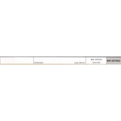 KOHLER câble d'accélérateur 200 mm câble 14079159