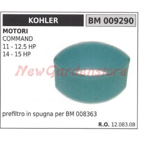 KOHLER filtre à air éponge tracteur de pelouse COMMAND 11 12.5 HP 009290