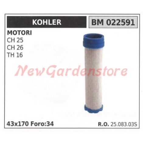 KOHLER filtre à air tracteur de pelouse CH 25 26TH 16 022591