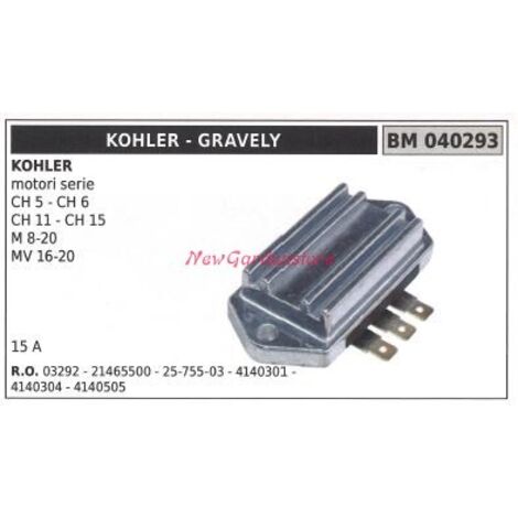 KOHLER moteur régulateur de tension CH 5 6 11 15 M 8-20 MV 16-20 series 040293