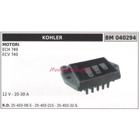 KOHLER Motor Spannungsregler ECH 749 ECV 740 12 V - 20-30 A 040294