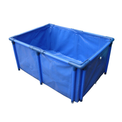 GENKI4KOI NATURAL FOOD Koi Faltbecken 150 x 150 x 70 cm