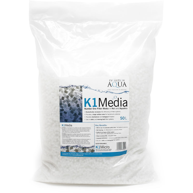 

Koi K1 Media 50L 4Bars Filtro de lecho móvil Material del filtro medio