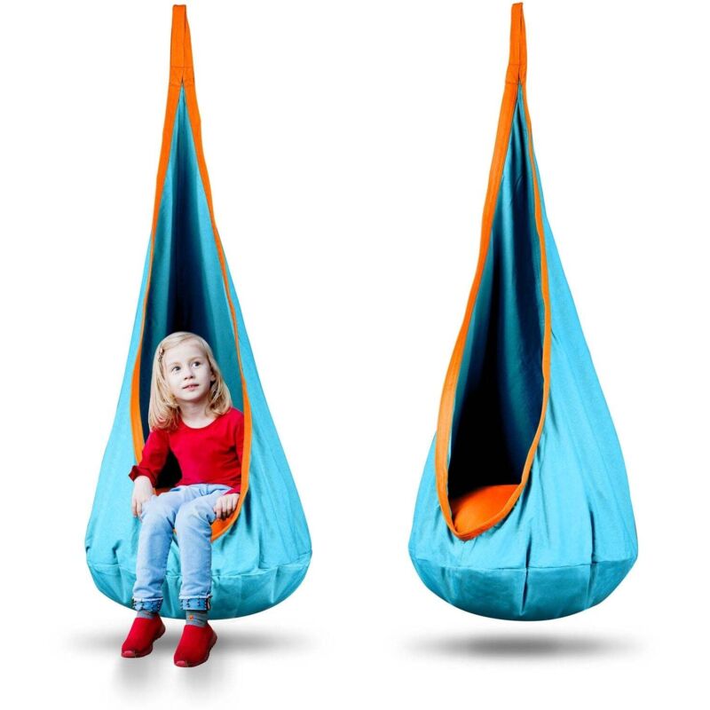Northix - Kokon fauteuil suspendu neo sport turquoise