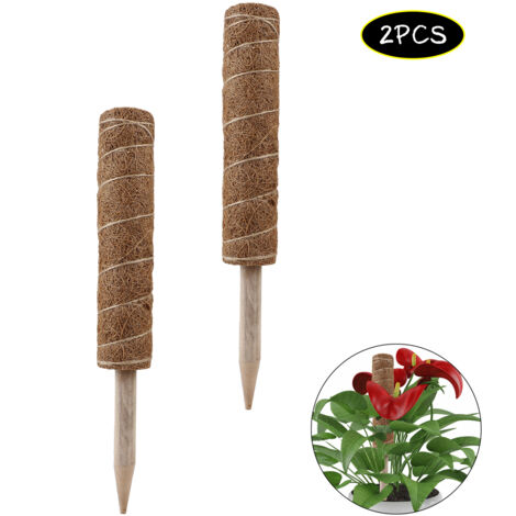 Kokosmoosstab für Kletterpflanzen, Größen: 30 cm/35 cm/40 cm/45 cm