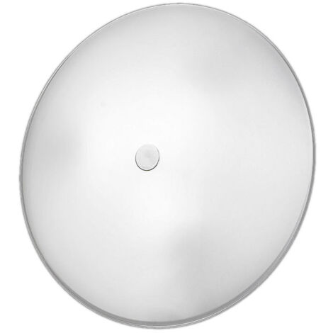 Kolarz CENTRO - Plafonnier encastré simple en verre design chrome poli, 3x E27