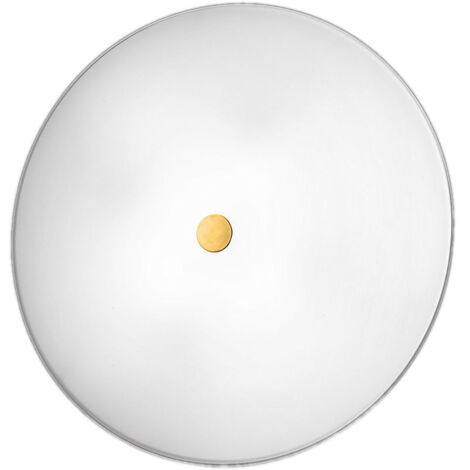Kolarz CENTRO - Plafonnier encastré simple en verre design or poli, 3x E27