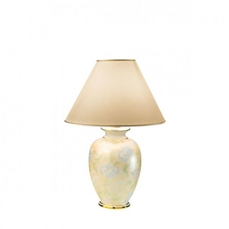 Kolarz GIARDINO - Lampe de table Lifestyle Fabric Tapered Shade Or poli, 1x E27