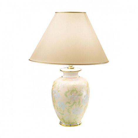 Kolarz GIARDINO - Lampe de table Lifestyle Fabric Tapered Shade Or poli, 1x E27