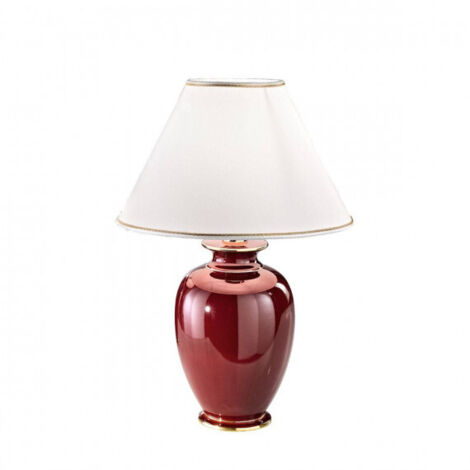 Kolarz GIARDINO - Lampe de table Lifestyle Fabric Tapered Shade Or poli, 1x E27