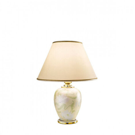 Kolarz GIARDINO - Lampe de table Lifestyle Fabric Tapered Shade Or poli, 1x E27