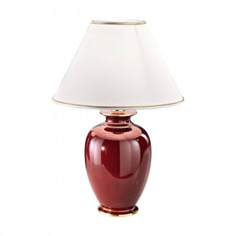 Kolarz GIARDINO - Lampe de table Lifestyle Fabric Tapered Shade Or poli, 1x E27