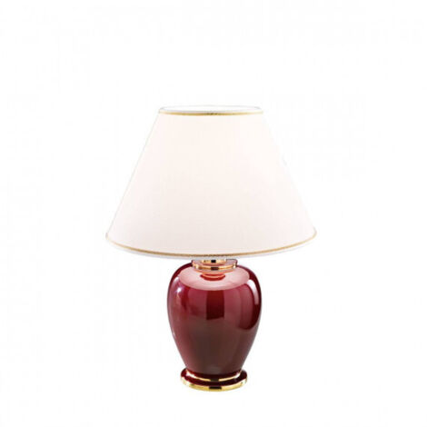 Kolarz GIARDINO - Lampe de table Lifestyle Fabric Tapered Shade Or poli, 1x E27
