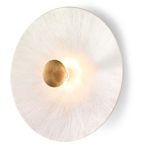 Kolarz MOON - Applique Murale Lifestyle Verre Extra Large Mat - Fini Blanc Soleil, 1x E27