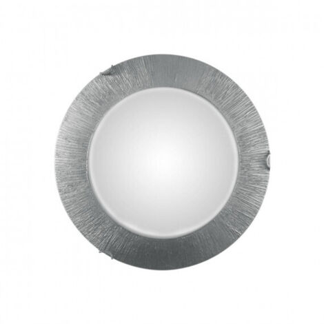 Kolarz MOON - Plafonnier encastré simple en verre Lifestyle Argenté - Finition argent soleil, 2x E27