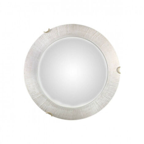 Kolarz MOON - Plafonnier encastré simple en verre Lifestyle Or - Fini blanc soleil, 2x E27