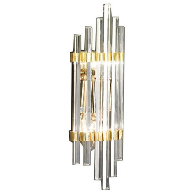 Kolarz - ontario - Lampada da parete in cristallo Lifestyle oro lucido, 2x E14