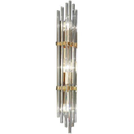 Kolarz ONTARIO - Lifestyle Wandleuchte aus poliertem Gold, 3x E14