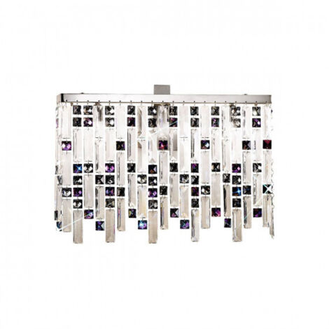 Kolarz PRISMA - Applique Murale Designer Crystal Chrome Poli, 3x G9