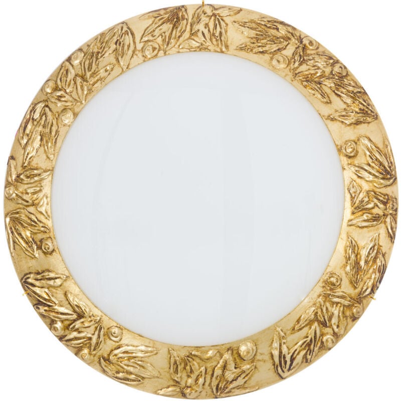 Kolarz SERENA Glas dekorative Unterputz-Deckenleuchte 3 Licht 24 Karat Gold