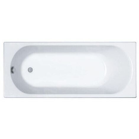 KOLO by Geberit Opal Plus Baignoire droite avec pieds 160 x 70 cm en acrylique, Blanc (XWP1260000)