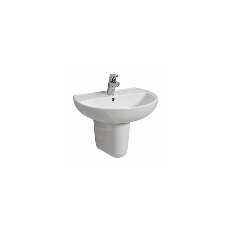 Rekord - Lavabo, 500 x 410 mm, un trou pour robinetterie, blanc K91150000 - Kolo