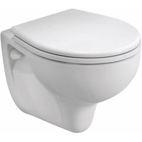 KOLO by Geberit Rekord Wand-WC mit Spülung 3/6L, Weiß (K93100000)