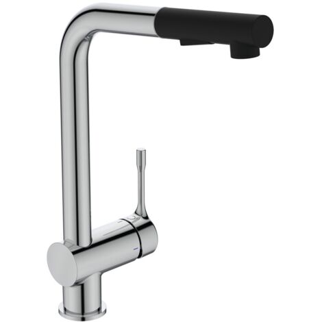 KOLVA Miscelatore lavello, bocca alta con doccetta - Cromo Ideal Standard