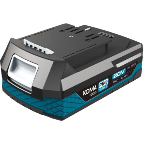 Koma Tools 20V Pro Series Pack – 2,0Ah Li-Ionen-Akku (08770) + 60W Ladegerät (08772)