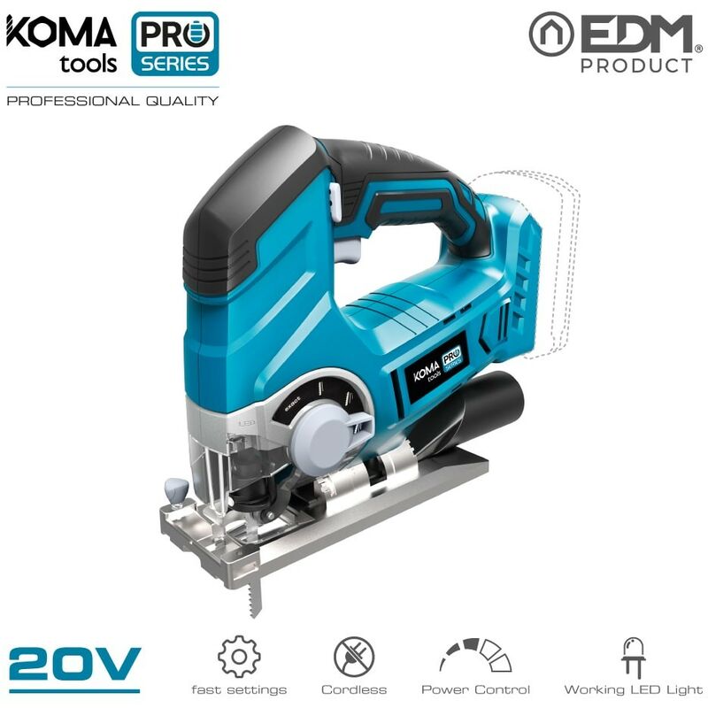 

Caladora 20V (Sin Bateria Y Cargador) Koma Tools Battery Series - Edm