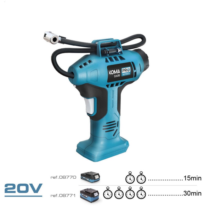 

KOMA TOOLS Compresor 20v (sin bateria y cargador) koma tools pro series battery
