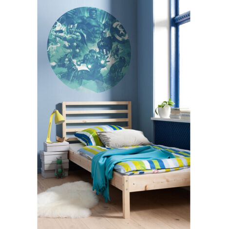 Komar Avengers Blue Power 125 x 125 cm, Stickers pour les murs DD1-031