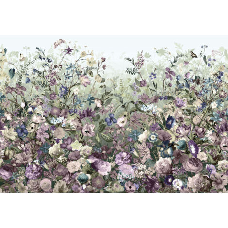Komar Botanica 368 x 248 cm, Papier peint panoramique XXL4-035, photomurale sur intissé